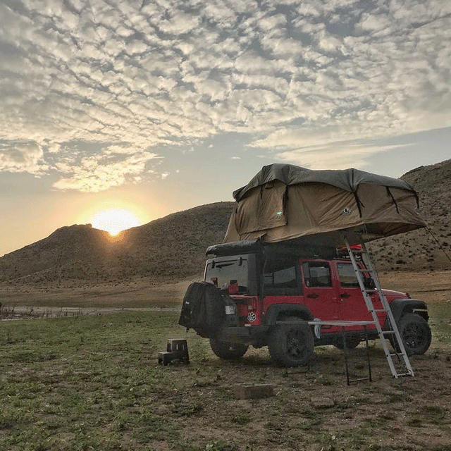 Tuff Stuff Ranger 65 Rooftop Tent, 3 Person, Tan